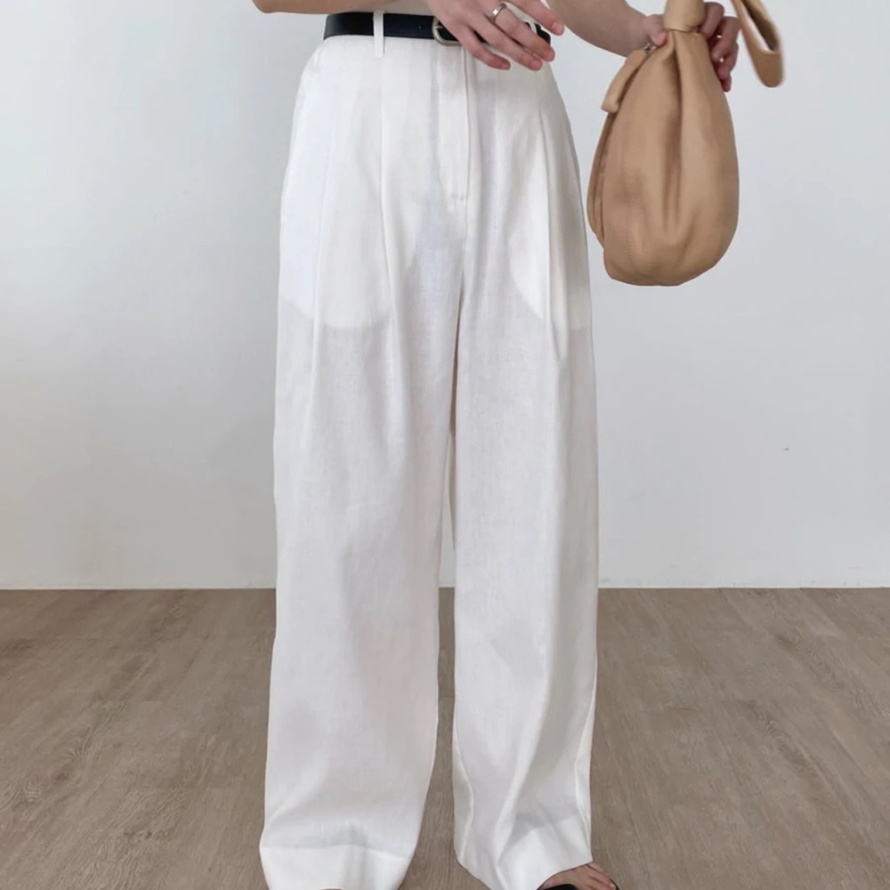 María linen pants - The Frankie Shop